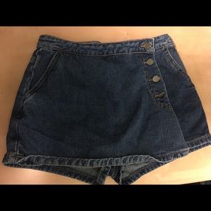 Denim skort